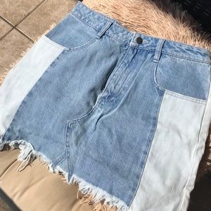 FREE PEOPLE never worn denim skirt